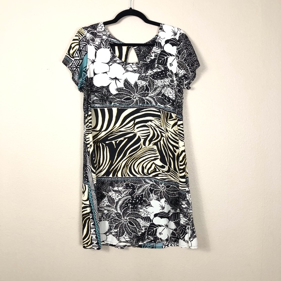 Jams World Dresses & Skirts - Hula Moon Jams World mini shirt dress tropical